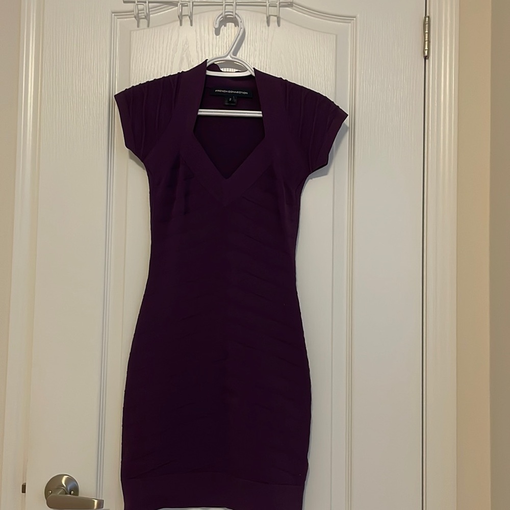 French Connection purple dress